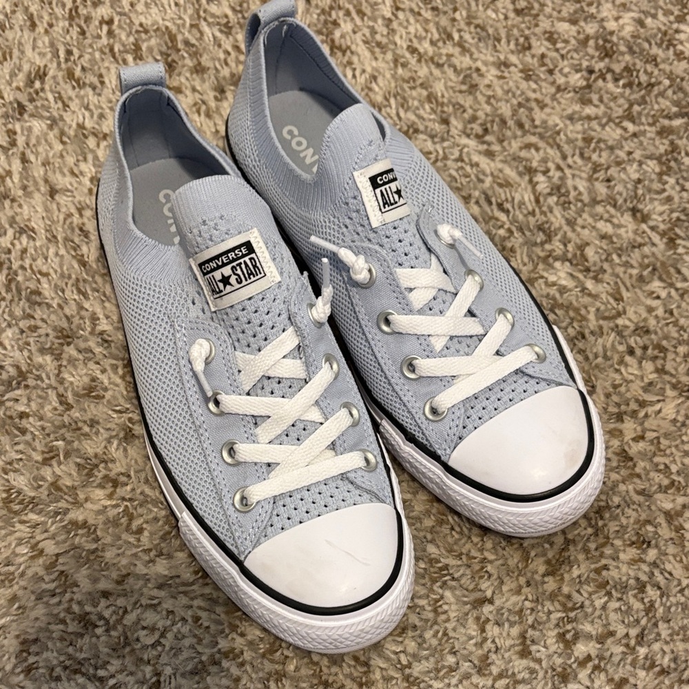 Converse All Star Perforated Sky Blue Sneakers size 9